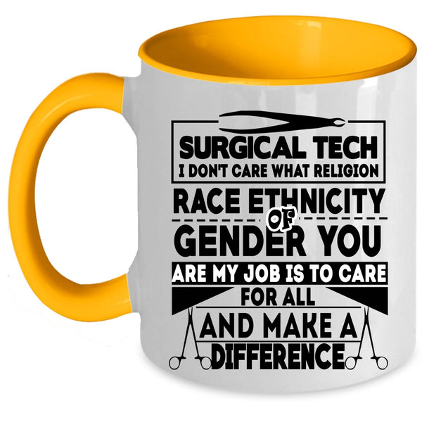 Cool Gift For Doctor Coffee Mug, Surgical Tech Accent Mug