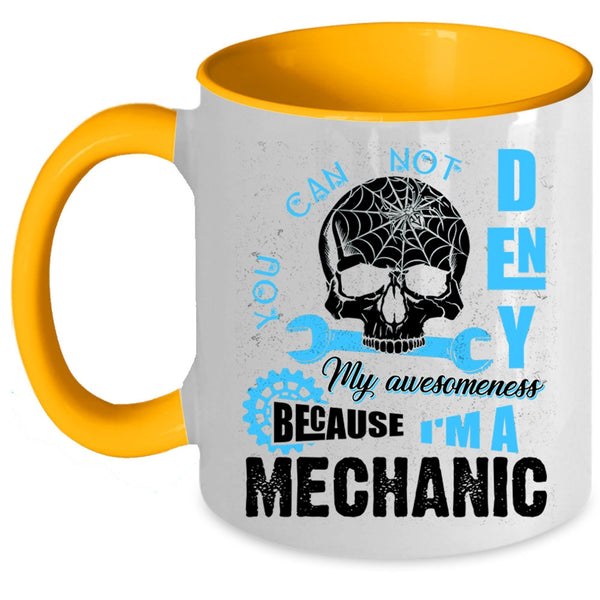 Scary Gift For Mechanics Coffee Mug, I'm A Mechanic Accent Mug