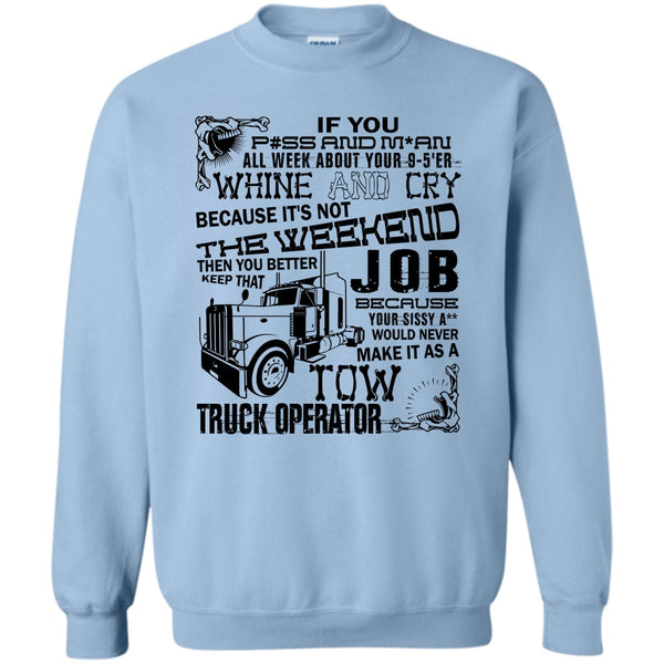 Coolest Trucker T Shirt, Tow Truck Operator Sweatshirt