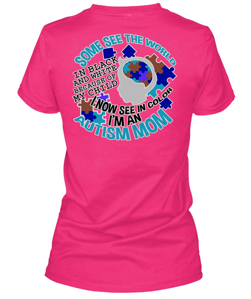 I'm An Autism Mom T Shirt, I Love Mom T Shirt