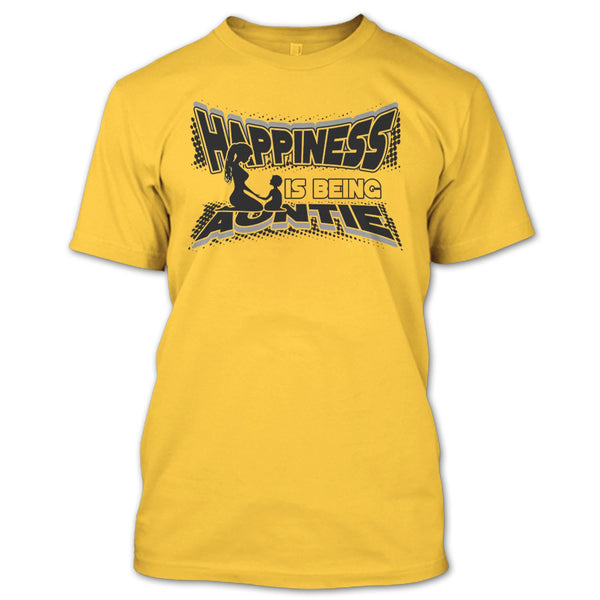 Happiness Is Being Autie T Shirt, Gift For Aunt T Shirt
