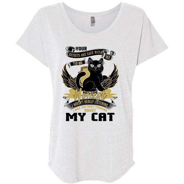 I Was Too Busy Thinking About My Cat T Shirt, I Love My Cat T Shirt, Awesome T-Shirts