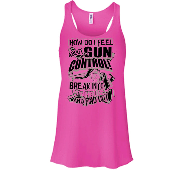 How Do I Feel About Gun Control T Shirt, Coolest Shooter Tank Top