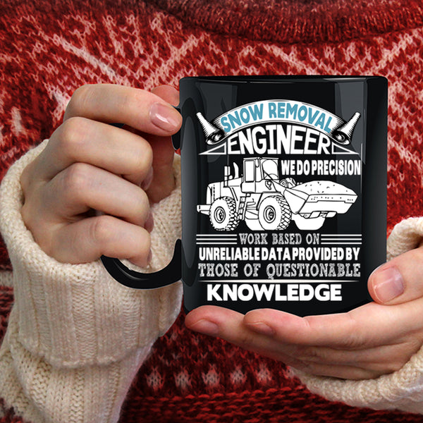 Snow Removal Engineer Coffee Mug, Cool Engineer Coffee Cup