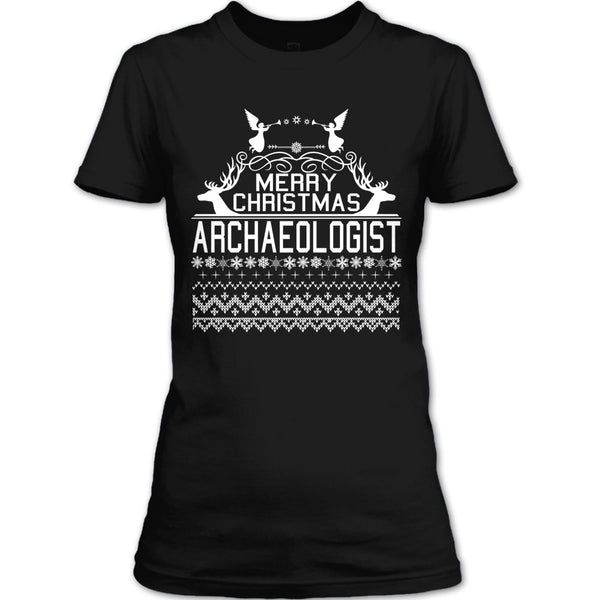 Merry Christmas Archaeologist T Shirt, Coolest Archaeologist T Shirt