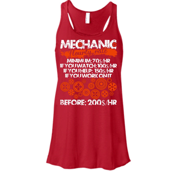 Mechanic Hourly Rate T Shirt, I Am A Mechanic T Shirt, Cool T Shirt