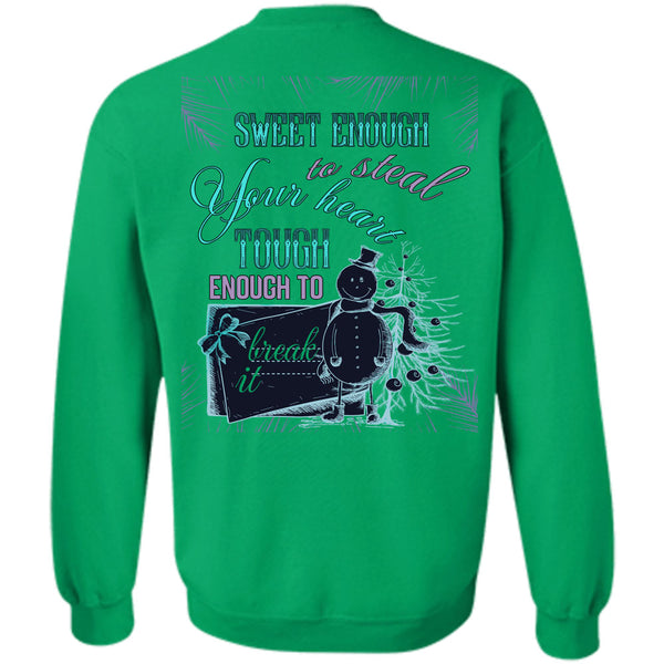 This Girl Loves Christmas T Shirt, Sweet Enough To Steal Your Heart Sweatshirt