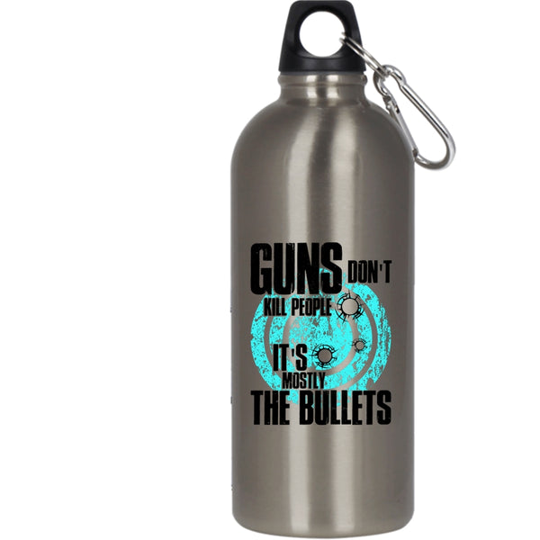 Cool Gunaholic 20 oz Stainless Steel Bottle,Funny Gift For Gun Owner Outdoor Sports Water Bottle