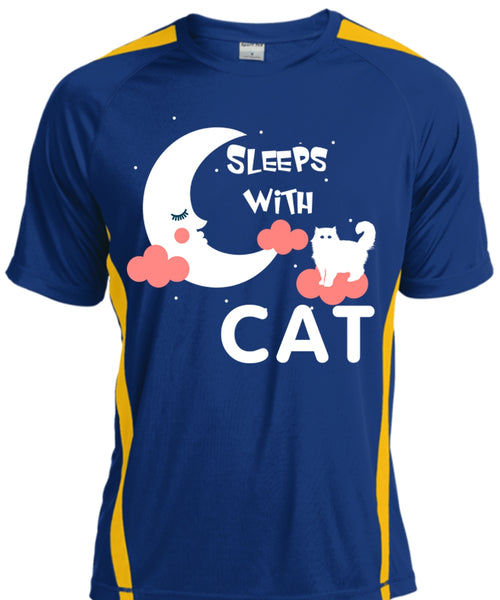 Sleeps With Cat T Shirt, My Pets T Shirt, I Love My Cat T Shirt