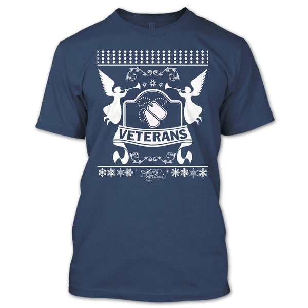 Veterans Merry Christmas T Shirt, Coolest Veteran T Shirt