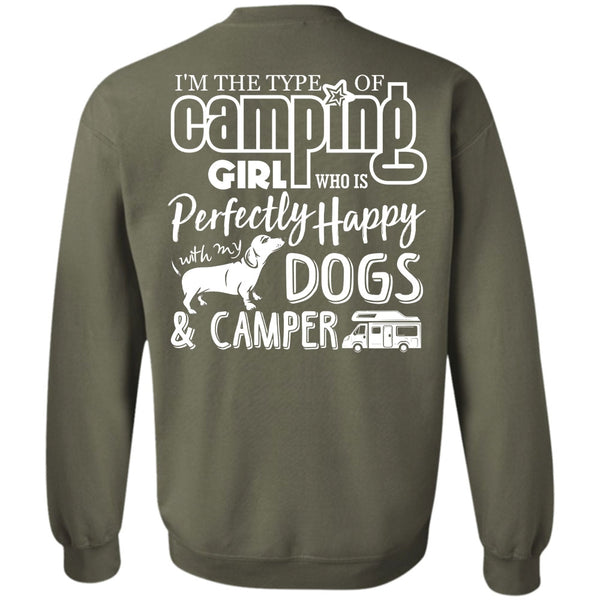 Dogs And Camper T Shirt, I Love Camping Sweatshirt