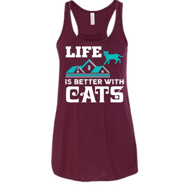 Life Is Better With Cats Shirt, I Am A Cat Lover Shirt