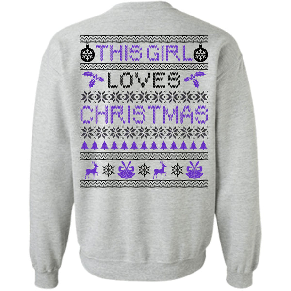 Noel Christmas T Shirt, This Girl Loves Christmas Sweatshirt
