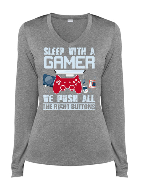 Sleep With A Gamer T Shirt, I Love Gaming T Shirt