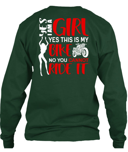 I Am A Girl T Shirt, This Is My Bike T Shirt