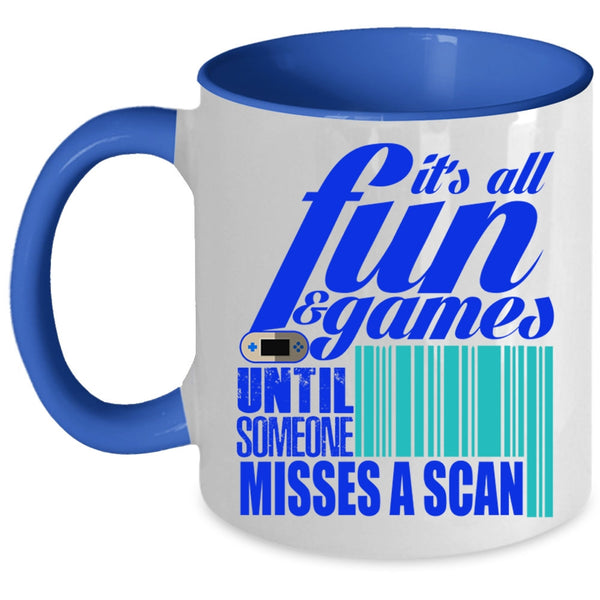 I Love Games Coffee Mug, It's All Fun And Games Accent Mug