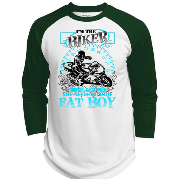I'm The Biker T Shirt, I Love Biker T Shirt, Awesome T-Shirts  (Polyester Game Baseball Jersey)