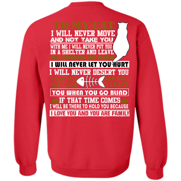 I Love You T Shirt, I Love My Cat Sweatshirt