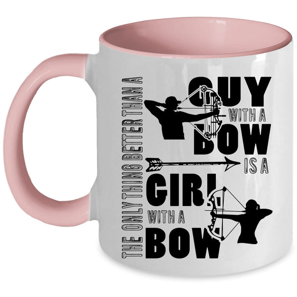 Girl With A Bow Coffee Mug, Guy With A Bow Accent Mug