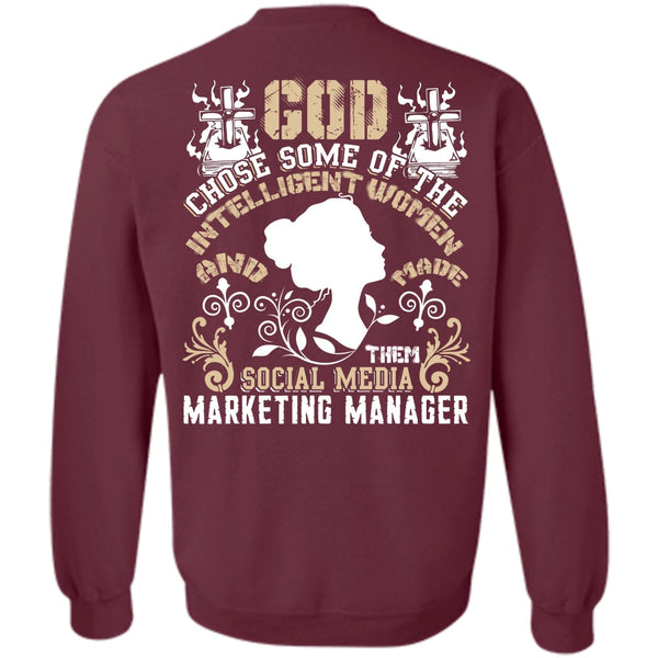 Intelligent Women T Shirt, I Love Manager Sweatshirt