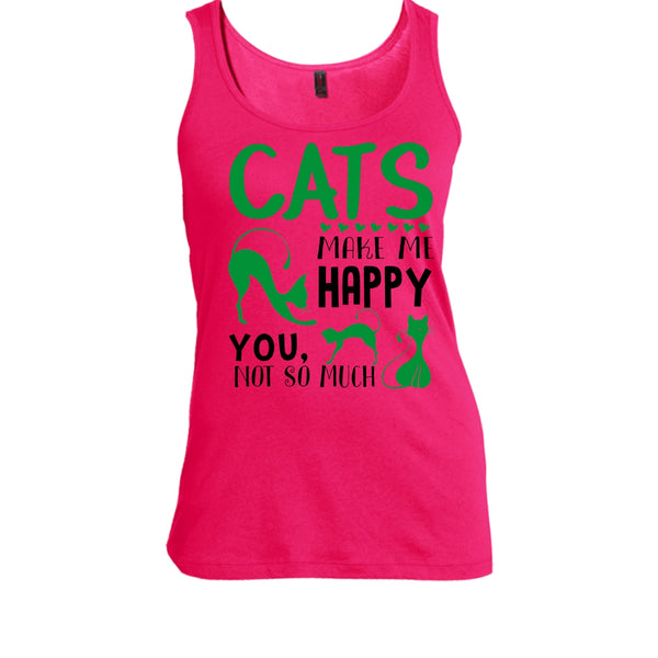 Cats Make Me Happy Shirt, You Not So Much Shirt, Cute Cat Shirt