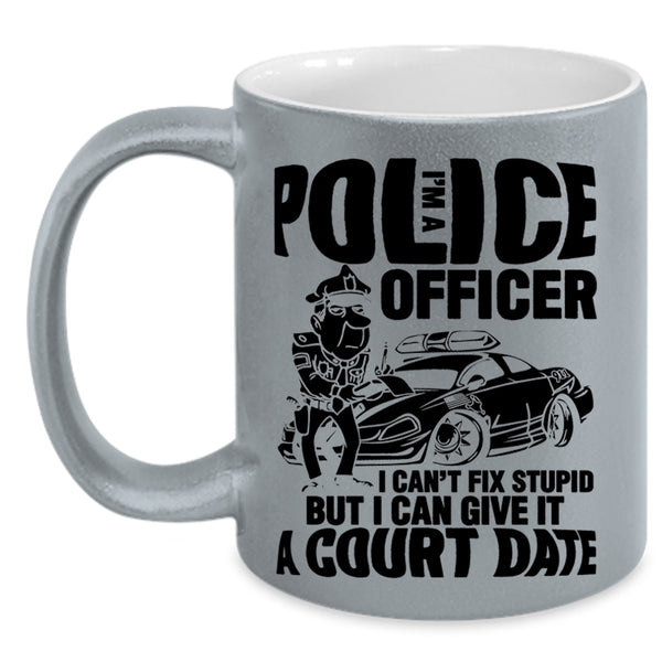 Awesome Police Officer Coffee Mug, I'm A Police Officer Accent Mug