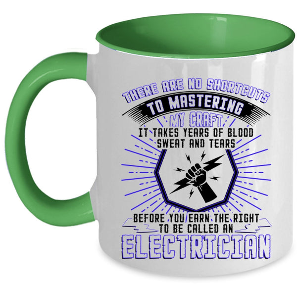 Awesome Electrician Coffee Mug, To Be Called An Electrician Accent Mug