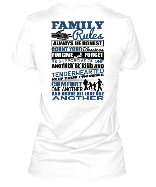 Family Rules T Shirt, I Love Papa T Shirt