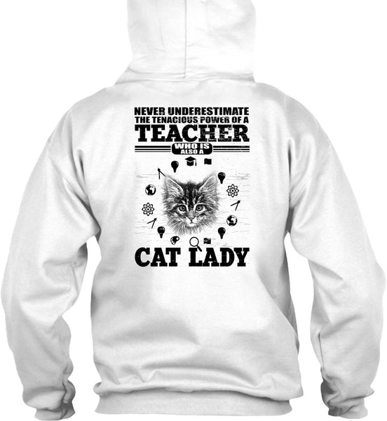 Power Of A Teacher T Shirt, I Love Cat T Shirt
