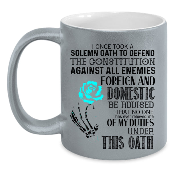 Best Gift For Grandpas Coffee Mug, Awesome Veteran Accent Mug