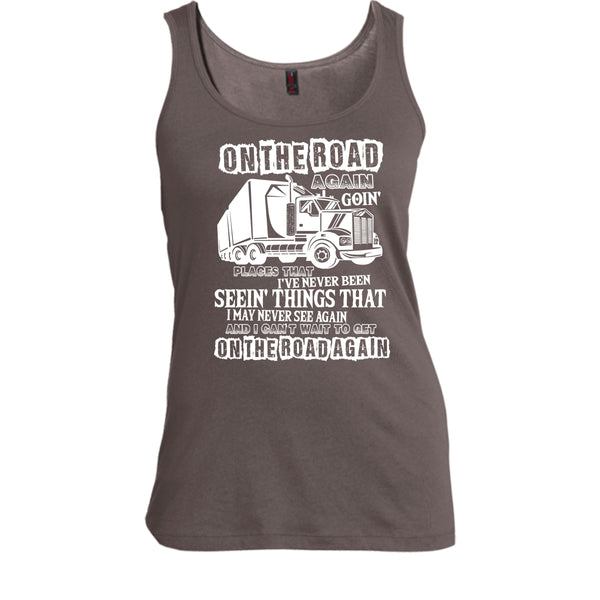 On The Road Again T Shirt, I Am A Trucker T Shirt, Cool T Shirt