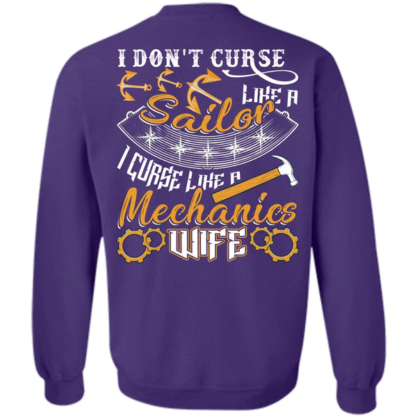 Like A Mechanics Wife T Shirt, I Love Wife Sweatshirt