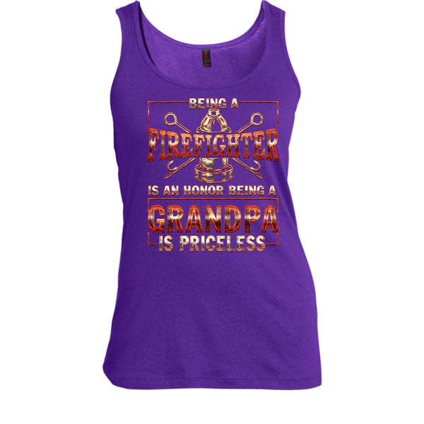 Being A Firefighter Is An Honor T Shirt, Being A Fgradnpa Is Princess T Shirt, Cool T Shirt