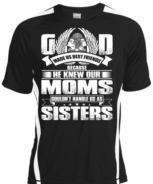 A black t-shirt with the shopify logo