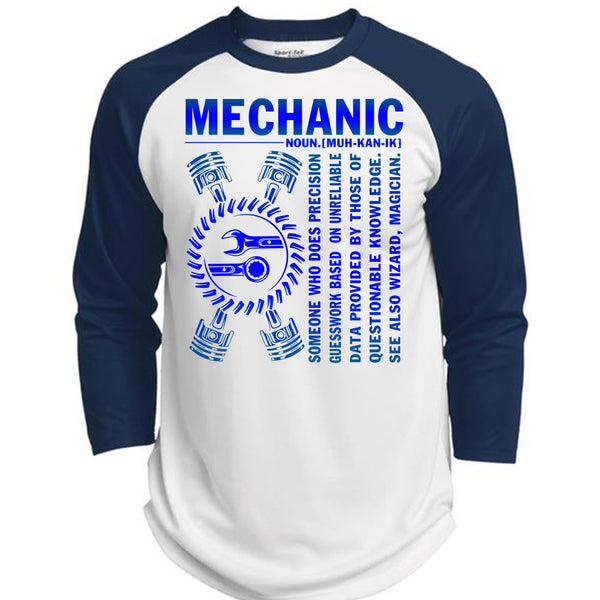 Being A Mechanic T Shirt, I Love Mechanic T Shirt, Awesome T-Shirts  (Polyester Game Baseball Jersey)