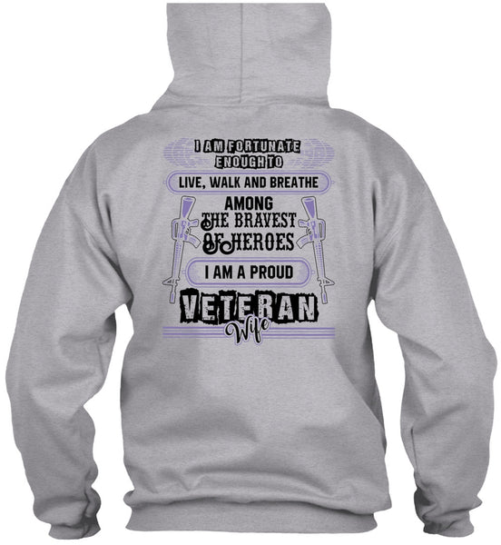 I Am A Proud Veteran Wife T Shirt, I Love Husband T Shirt