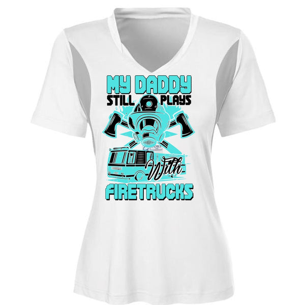 My Daddy Still Plays With Fire Trucks T Shirt, I Love Firefighter T Shirt, Awesome T-Shirts
