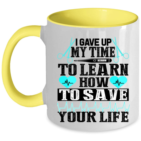 Awesome Nurse Coffee Mug, How To Save Your Life Accent Mug