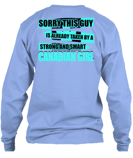 Strong And Smart Canadian Girl T Shirt, I Love Lady T Shirt