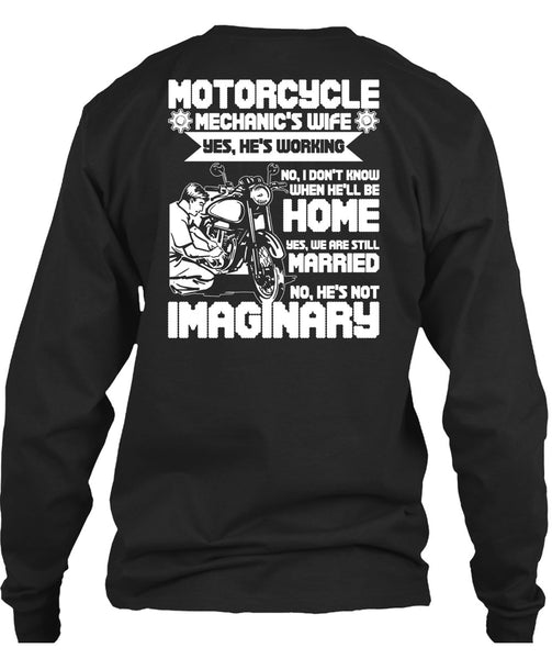Motorcycle Mechanic's Wife T Shirt, We Are Still Married T Shirt