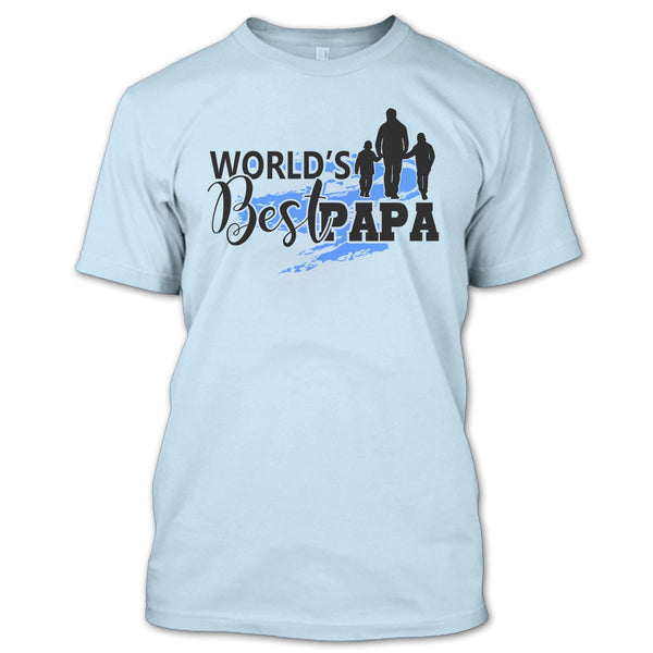 World's Best Papa T Shirt, Gift For Papa T Shirt