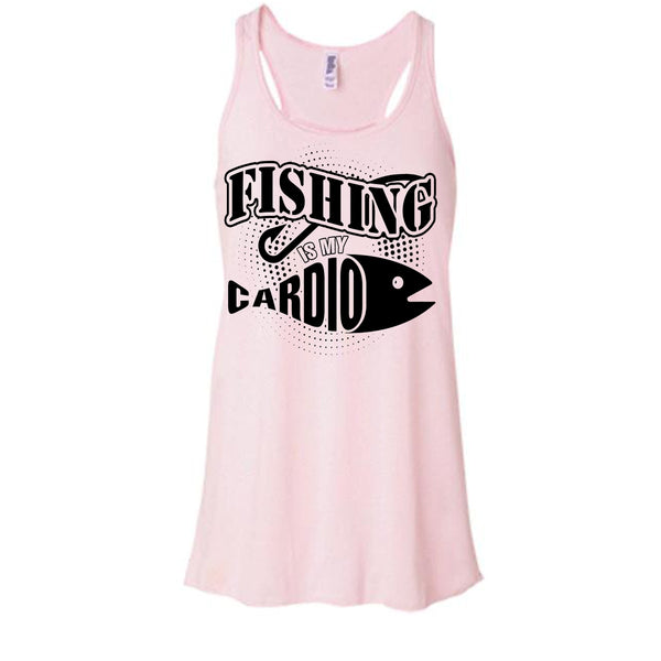 Fishing Is My Cardio T Shirt, Funny Fishing Tank Top