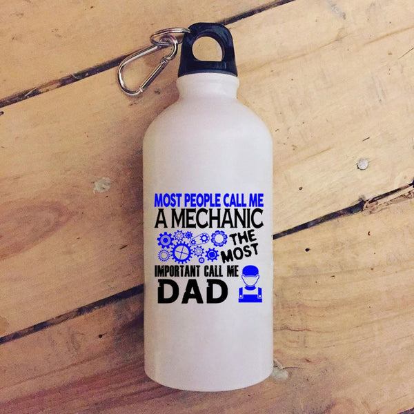 Call Me A Mechanic 20 oz Stainless Steel Bottle,Cal Me Dad Outdoor Sports Water Bottle