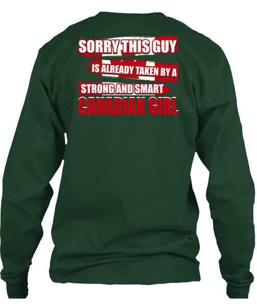 Strong And Smart Canadian Girl T Shirt, Being A Girlfriend T Shirt