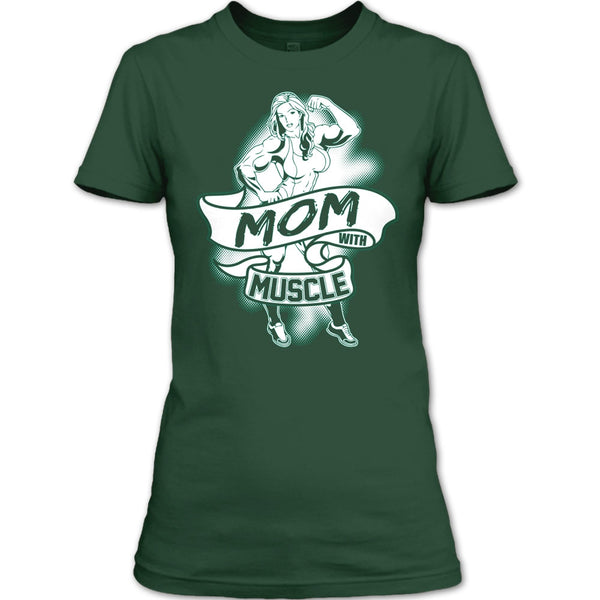 Mom With Muscle T Shirt, Gift For Mom T Shirt