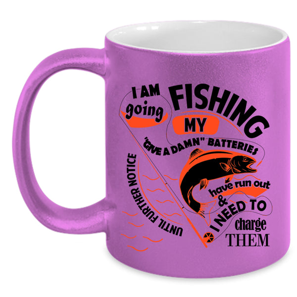 Awesome Fishing Coffee Mug, I Am Going Fishing Accent Mug