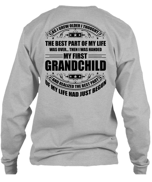I Was Handed My First Grandchild T Shirt, I Love Baby T Shirt