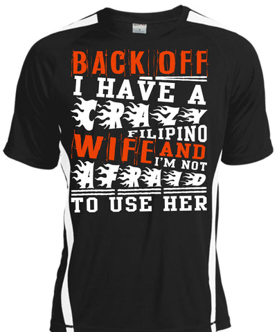 A black t-shirt with the shopify logo