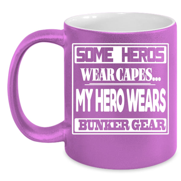 Bunker Gear Coffee Mug, Awesome Firefighters Coffee Cup