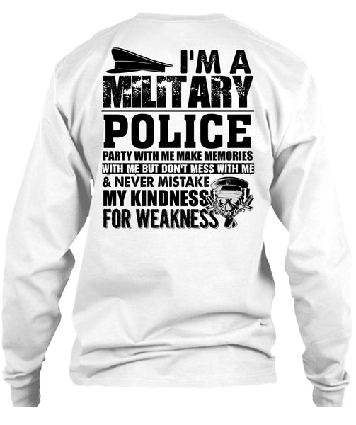 I'm A Military Police T Shirt, I Love Police T Shirt